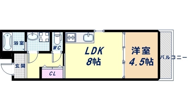 はなれの物件間取画像