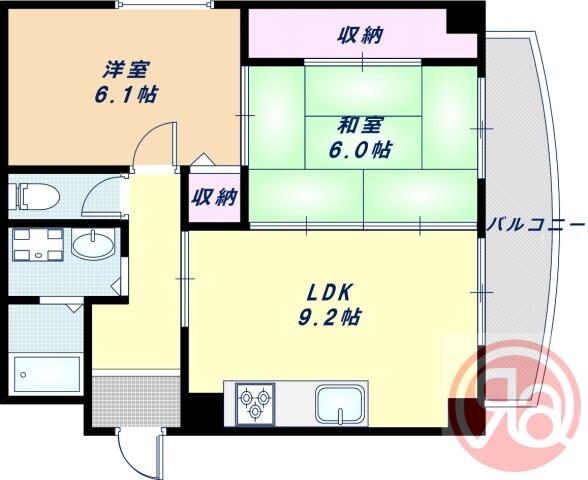 フォレスト真田山の物件間取画像