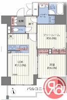 クリスタルエグゼ日本橋の物件間取画像