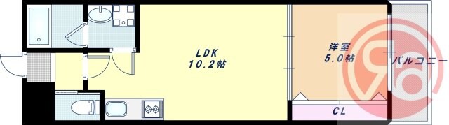 セレニティ照ヶ丘矢田Ｂ棟の物件間取画像