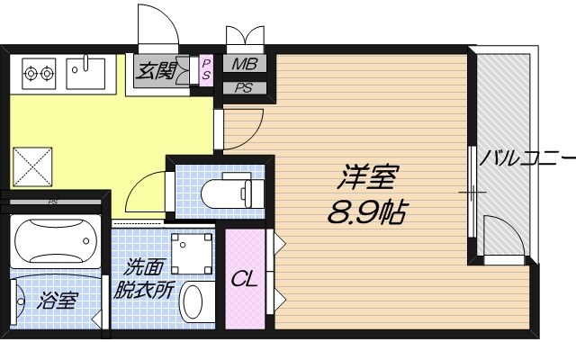 フジパレス針中野Ⅱ番館の物件間取画像