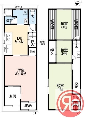 住吉区帝塚山中５丁目　戸建の物件間取画像