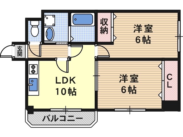 エスターブレの物件間取画像