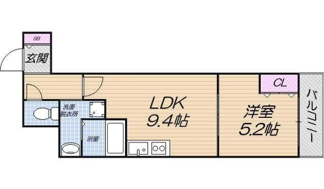 フジパレスあびこⅡ番館の物件間取画像