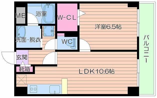 Ｅｌｆｅｒ天王寺の物件間取画像