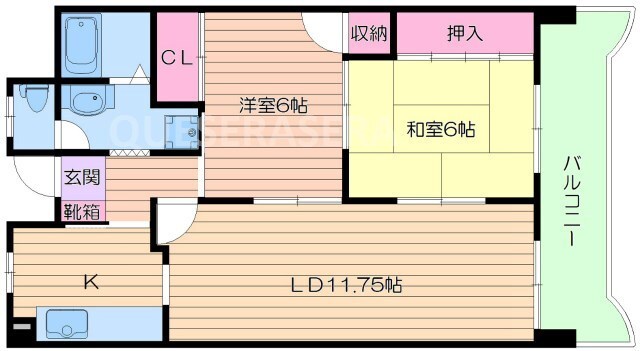 レグルス我孫子の物件間取画像