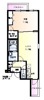 フジパレス今川Ⅲ番館の物件間取画像