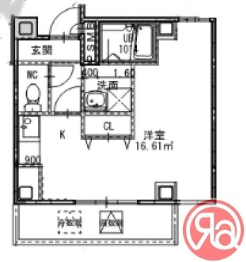 物件間取画像