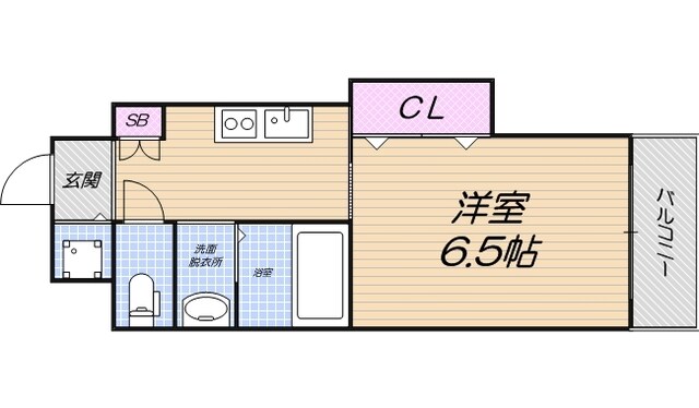 アパルト谷町の物件間取画像