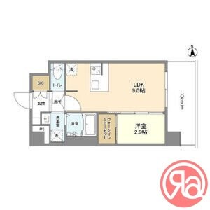 シャテーニュ上本町の物件間取画像