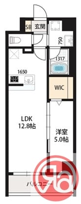 ベルンガーデン勝山北の物件間取画像