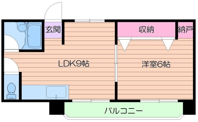 ドムール大倉の物件間取画像