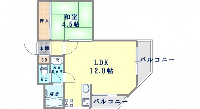 メゾン大央の物件間取画像