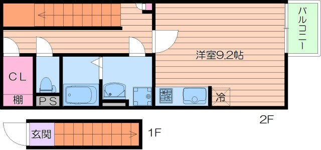 ワラビーの物件間取画像