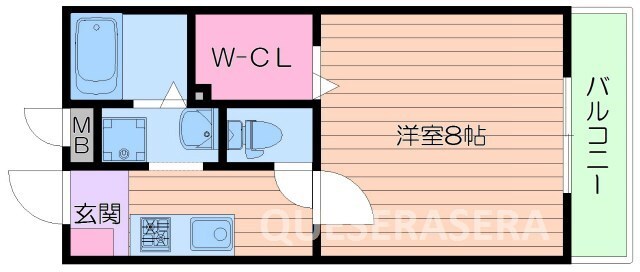 ローズコートの物件間取画像