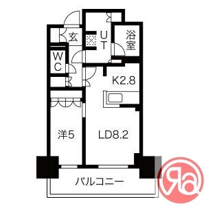 ローレルタワー堺筋本町の物件間取画像