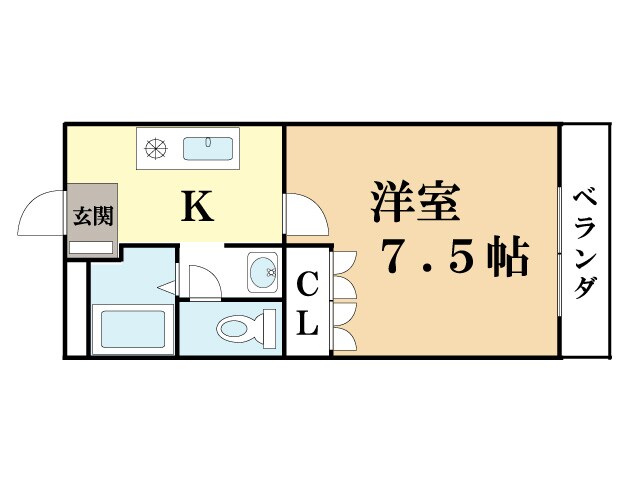 ベルグラースの物件間取画像