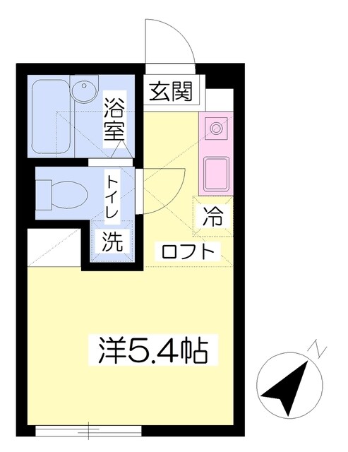 アルティス西横浜の物件間取画像