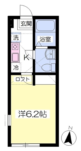 グランヴェール松ヶ丘　Ａ棟の物件間取画像