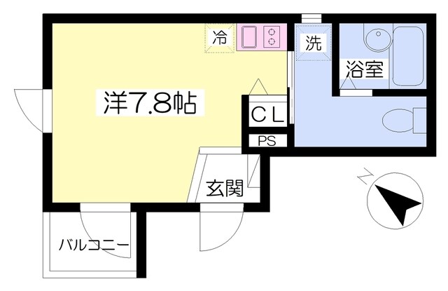 桜木町駅 徒歩10分 4階の物件間取画像