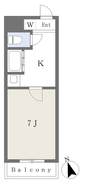 プラーズ旭町の物件間取画像