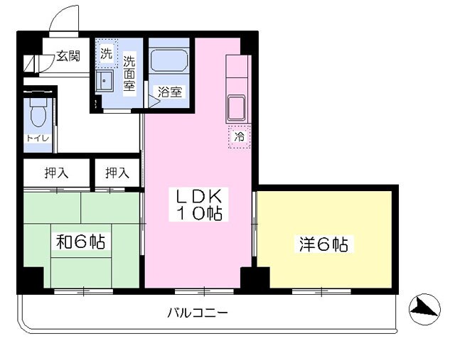 柳沢ハイムの物件間取画像