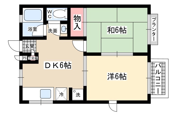 ベルメゾン甲東の物件間取画像