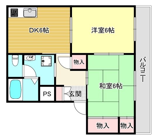 メゾン若山の物件間取画像