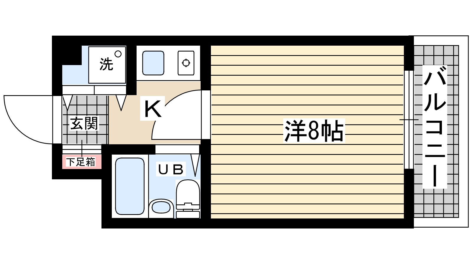 西北チェリーマンションの物件間取画像