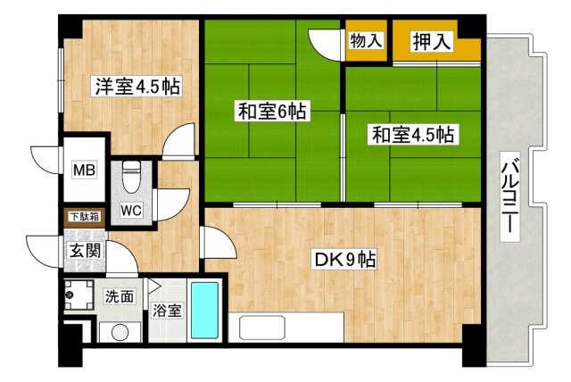 ＣＡＳＡ　Ａー1の物件間取画像