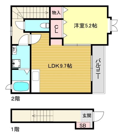 フォルシュⅠの物件間取画像