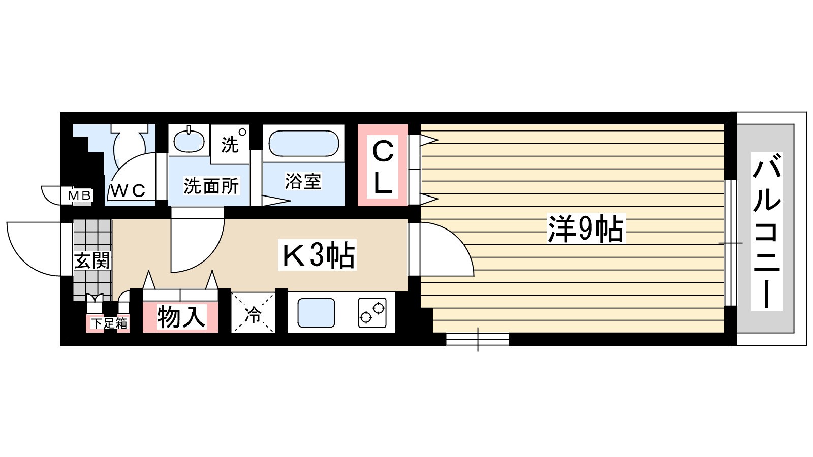 プリートバレンシアＢの物件間取画像