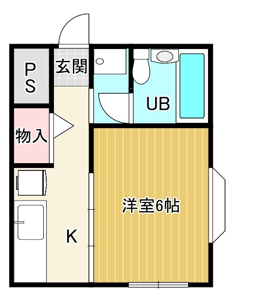 ハイツヤマトⅡの物件間取画像