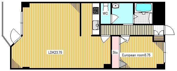 土呂駅 徒歩5分 2階の物件間取画像