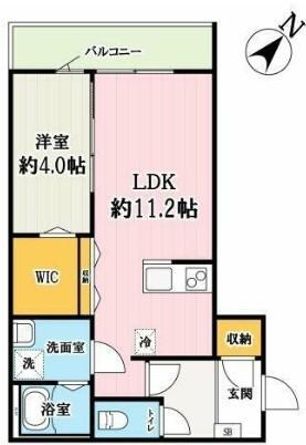 七里駅 徒歩13分 1階の物件間取画像