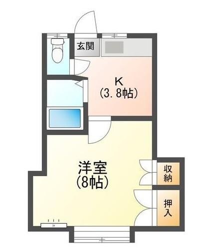 メゾンフェニーチェの物件間取画像
