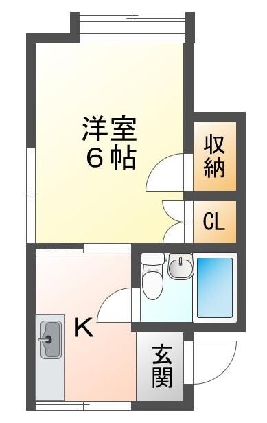 サンクラブ新和2の物件間取画像