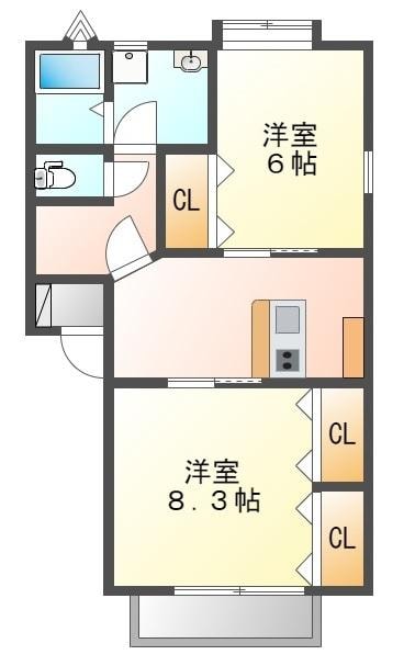 物件間取画像