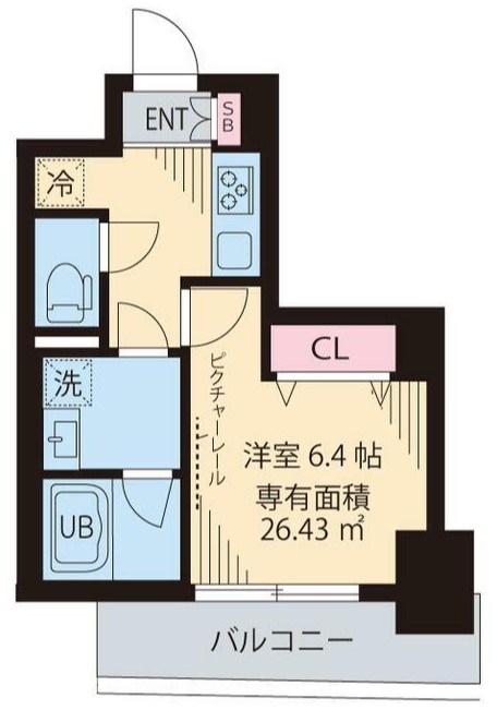 レガリア新中野の物件間取画像