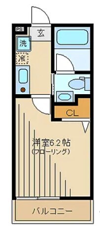 方南町駅 徒歩10分 1階の物件間取画像