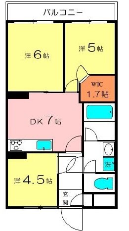 マートルコート新宿ガーデンハウスの物件間取画像