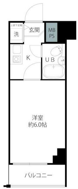 新中野駅 徒歩7分 4階の物件間取画像