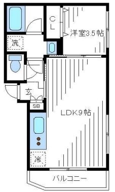 グランドコリーヌ中野の物件間取画像