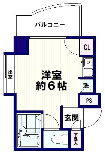 中野富士見町駅 徒歩5分 2階の物件間取画像