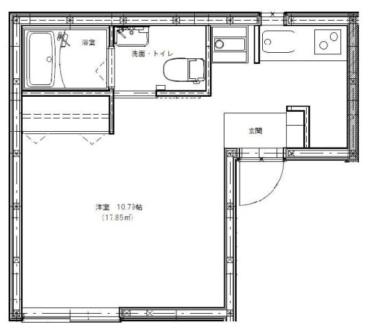 NORTE高円寺の物件間取画像