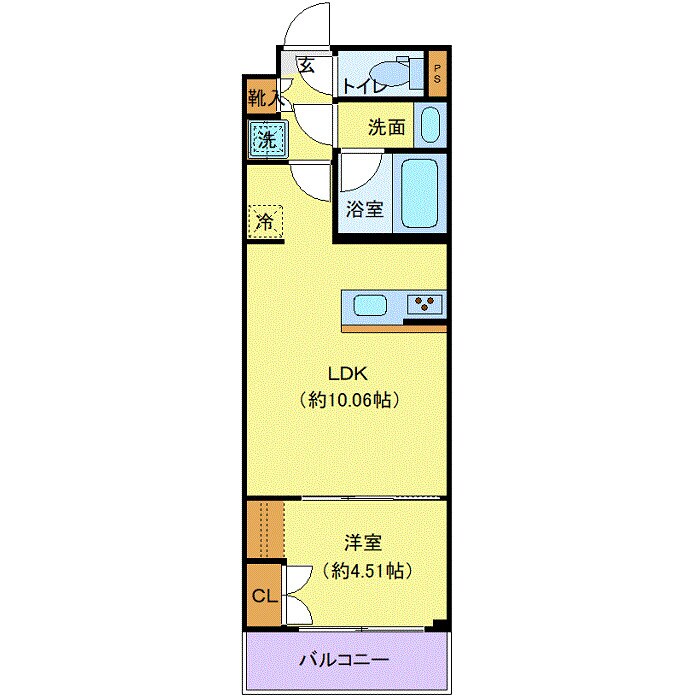 オープンブルーム渋谷本町の物件間取画像