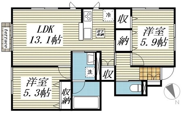 渋谷区本町４丁目計画の物件間取画像