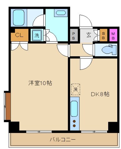 中野新橋駅 徒歩6分 3階の物件間取画像