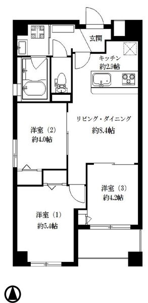 アーリアシティ東高円寺の物件間取画像