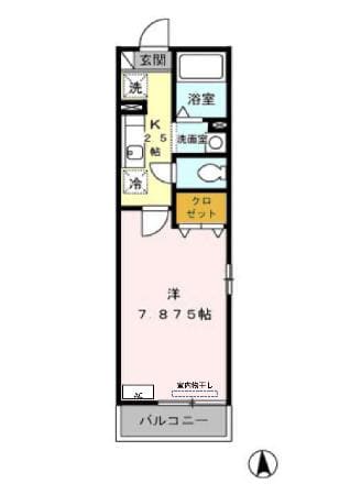 中野富士見町駅 徒歩8分 2階の物件間取画像